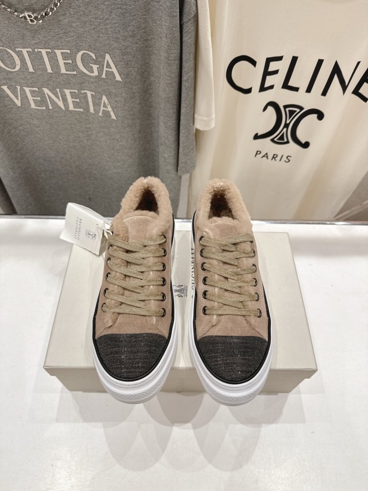 Кеды на меху зимние женские