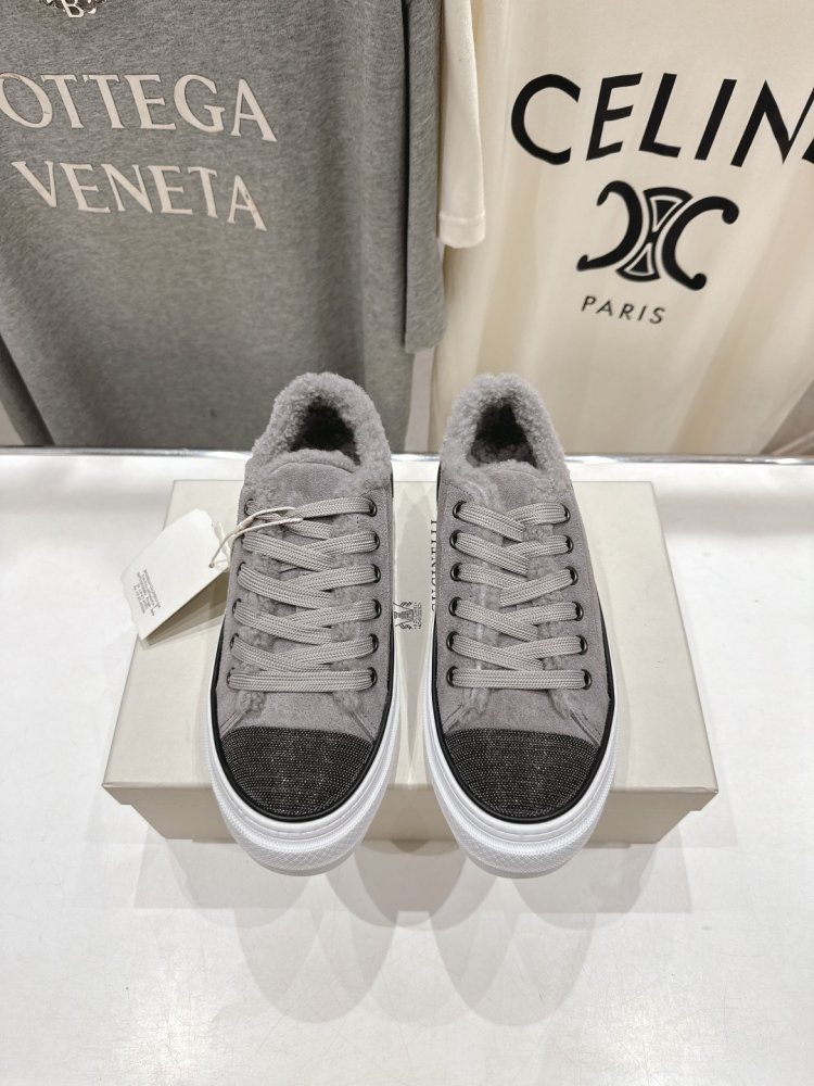 Кеды на меху зимние женские