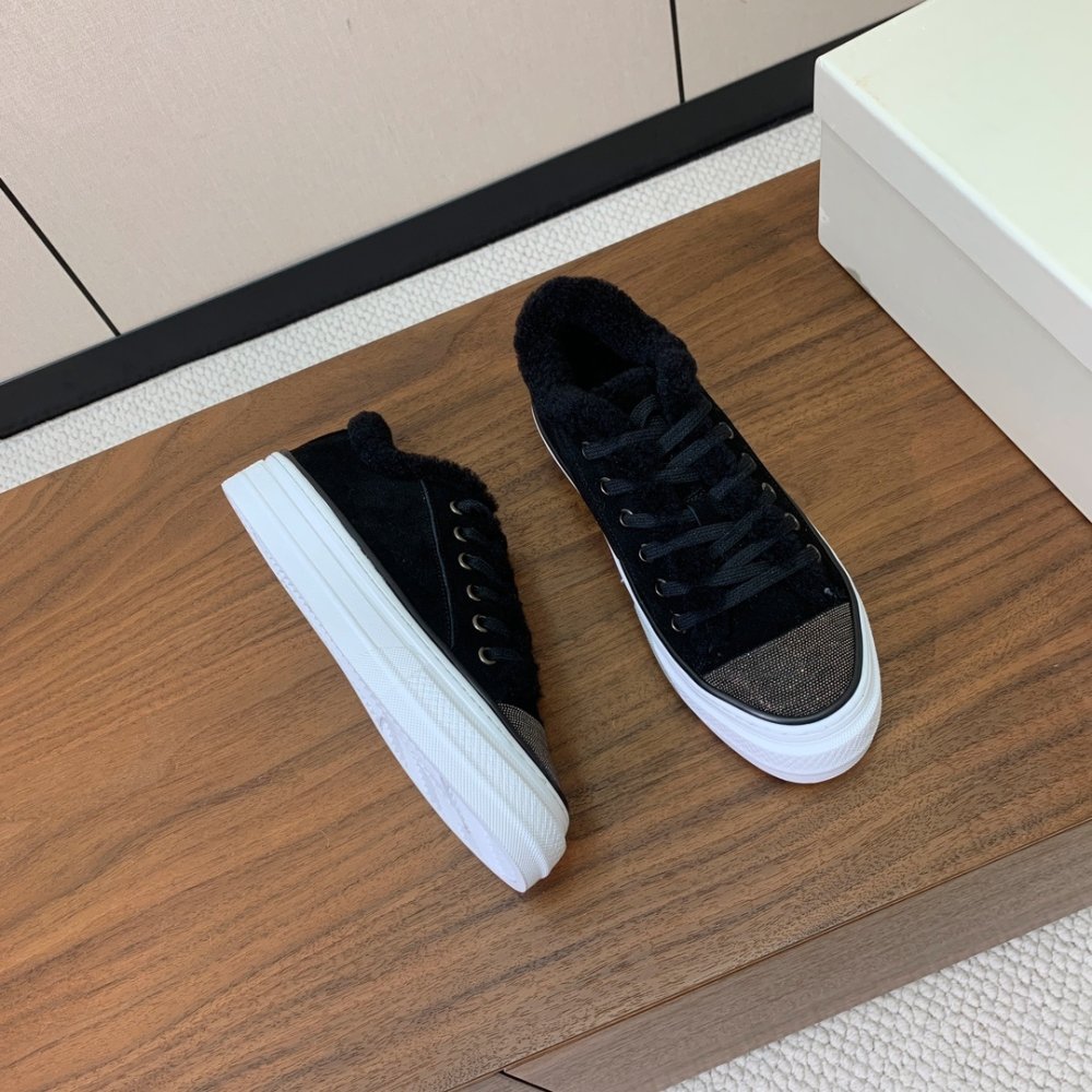 Кеды на меху зимние женские фото 2