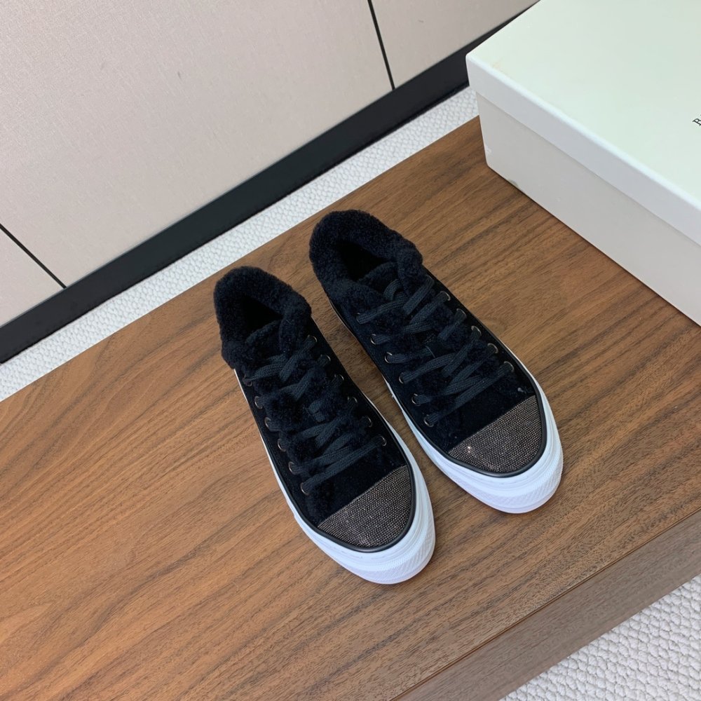 Кеды на меху зимние женские фото 3