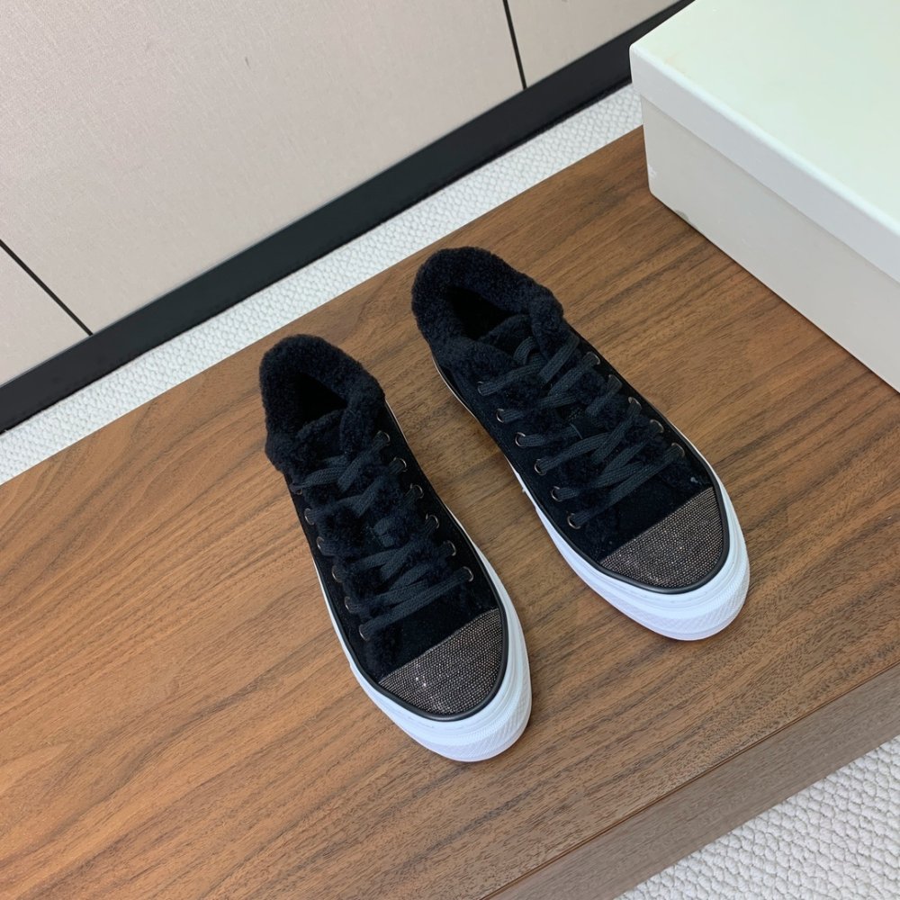 Кеды на меху зимние женские фото 5