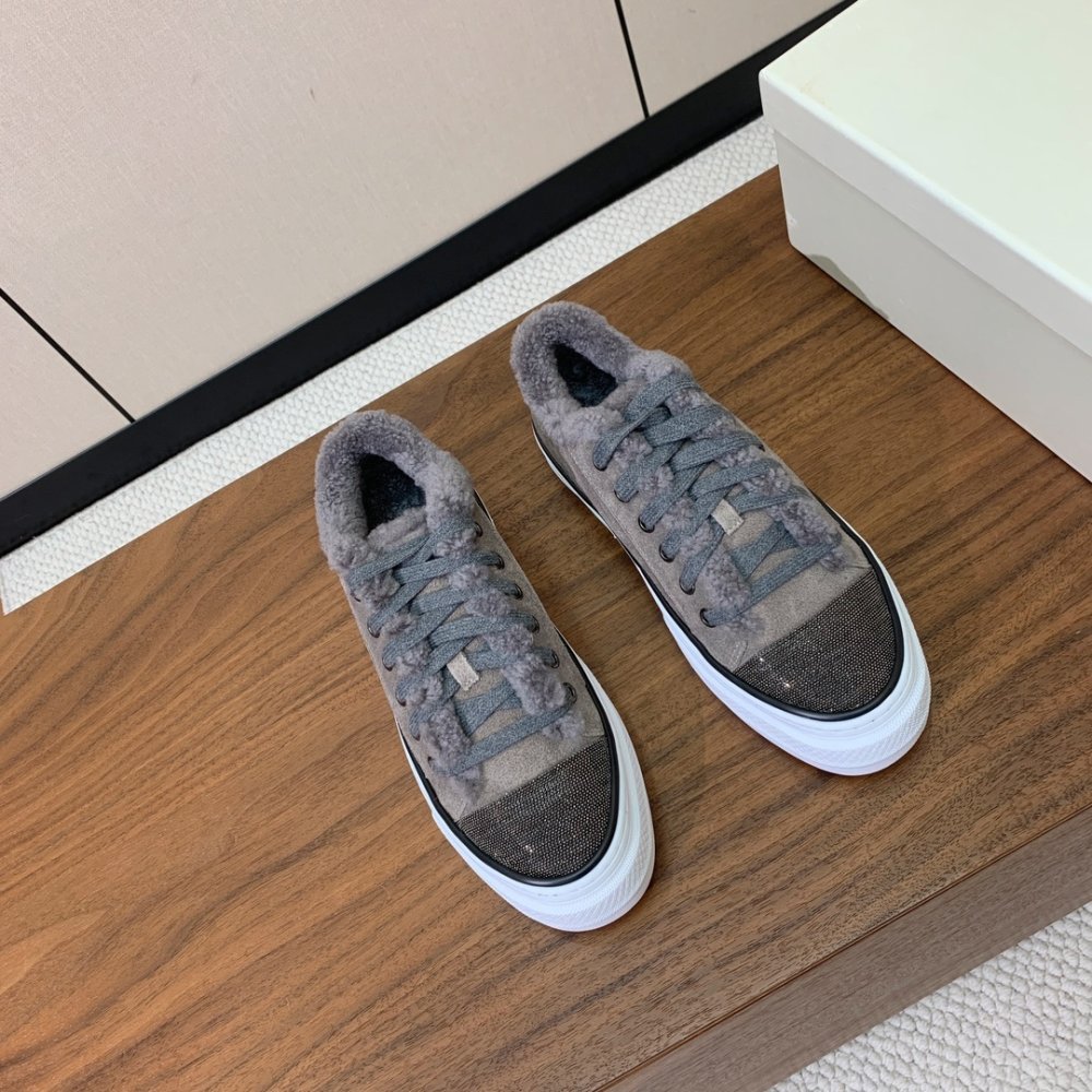 Кеды на меху зимние женские фото 5