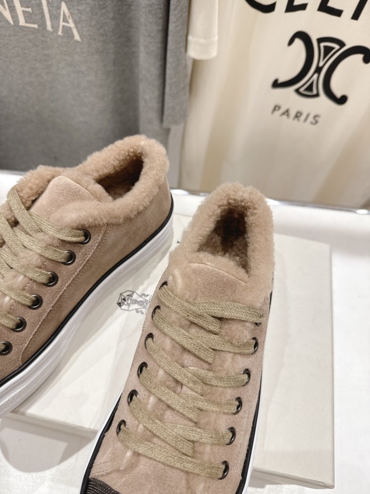 Кеды на меху зимние женские фото 6