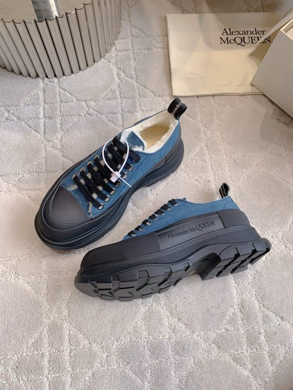 Кеды на платформе женские на меху зимние фото 3