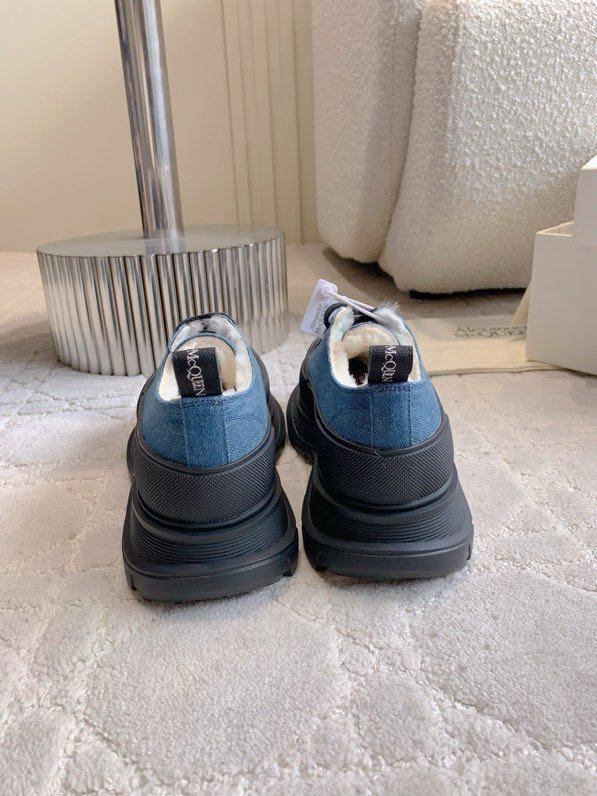 Кеды на платформе женские на меху зимние фото 4