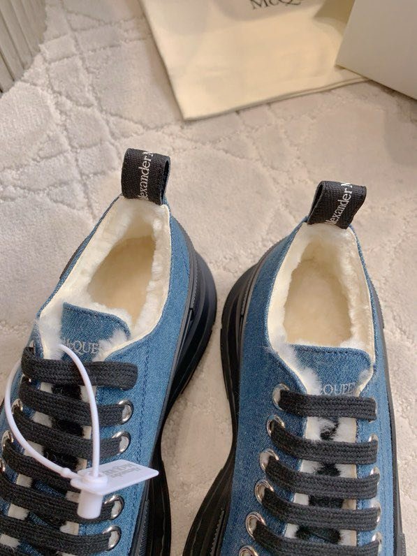 Кеды на платформе женские на меху зимние фото 6