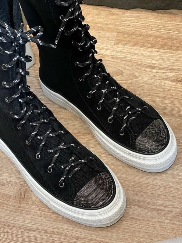 Кеды высокие женские фото 7