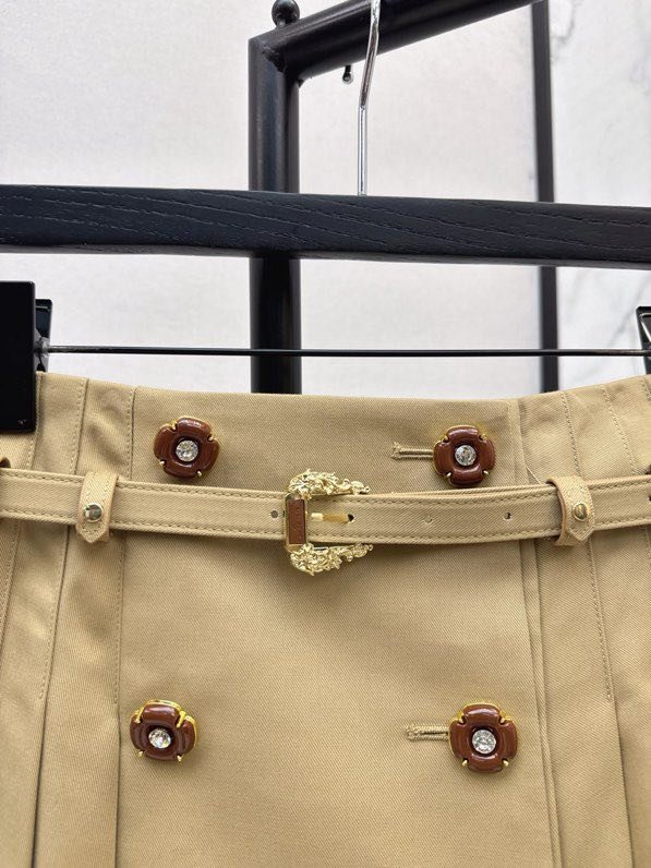 Классическая двубортная юбка фото 5