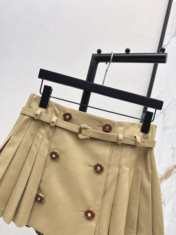 Классическая двубортная юбка фото 7