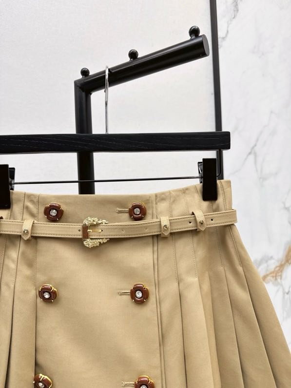 Классическая двубортная юбка фото 8