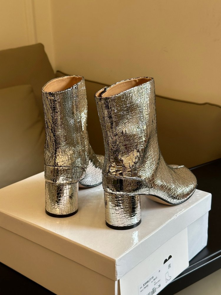 Классические ботинки Margiela с раздвоенным носком фото 3