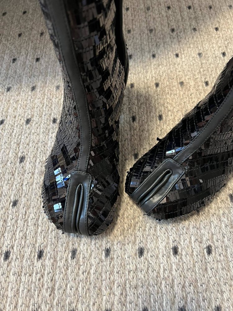 Классические ботинки Margiela с раздвоенным носком фото 3