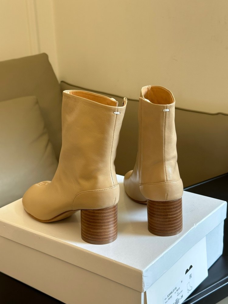 Классические ботинки Margiela с раздвоенным носком фото 4