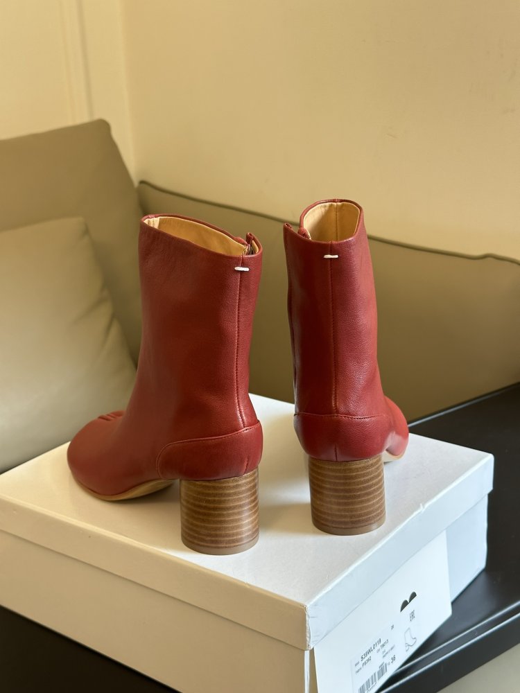 Классические ботинки Margiela с раздвоенным носком фото 4