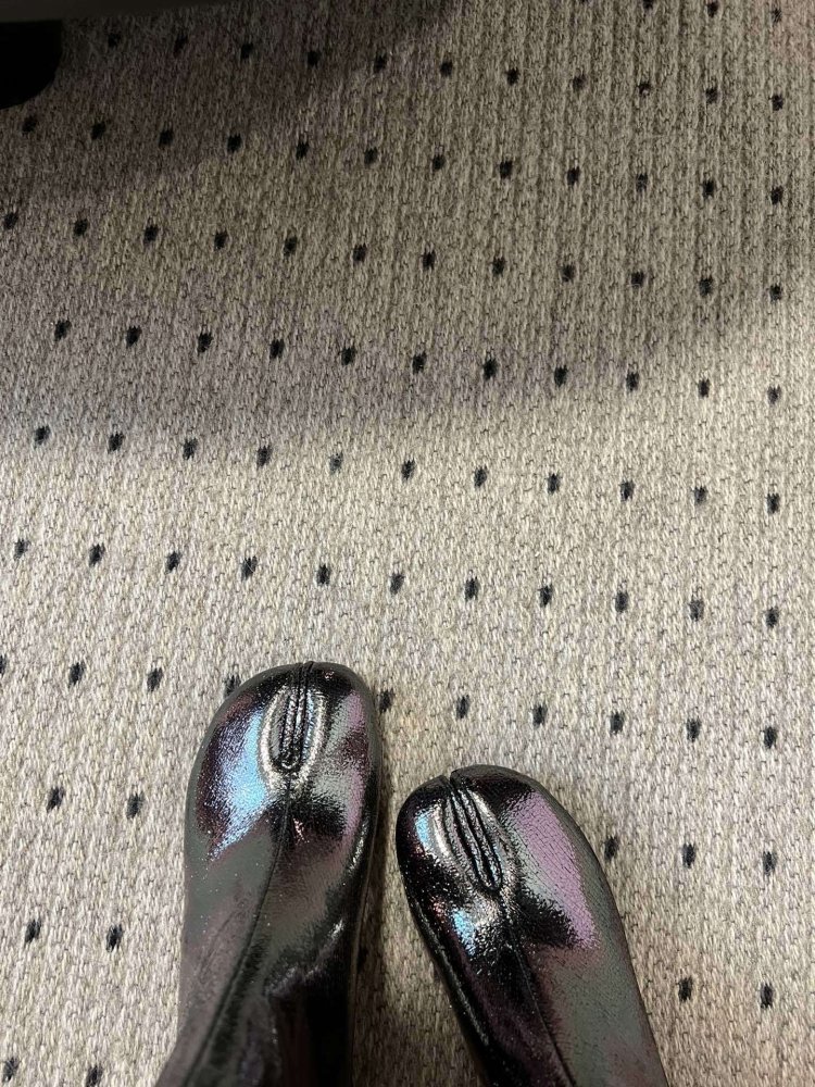 Классические ботинки Margiela с раздвоенным носком фото 4