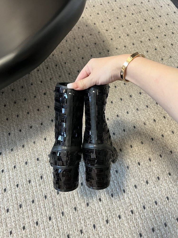 Классические ботинки Margiela с раздвоенным носком фото 4