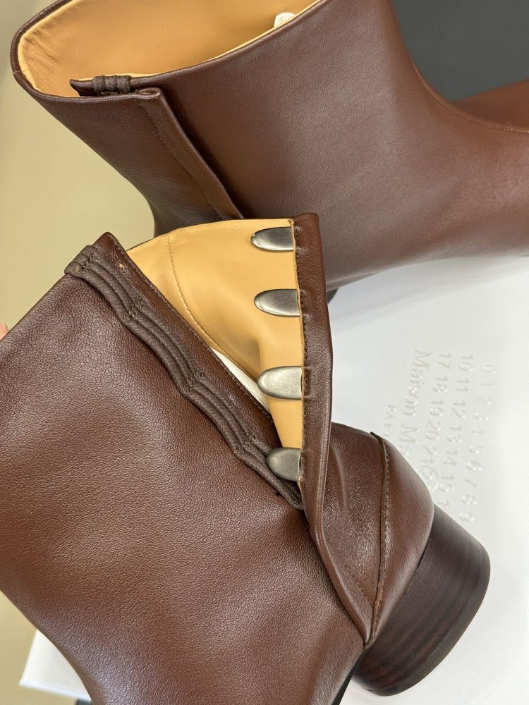 Классические ботинки Margiela с раздвоенным носком фото 6