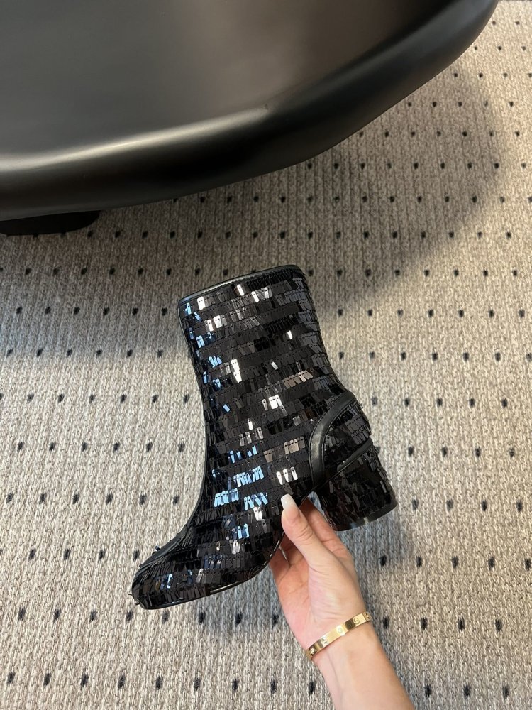 Классические ботинки Margiela с раздвоенным носком фото 6