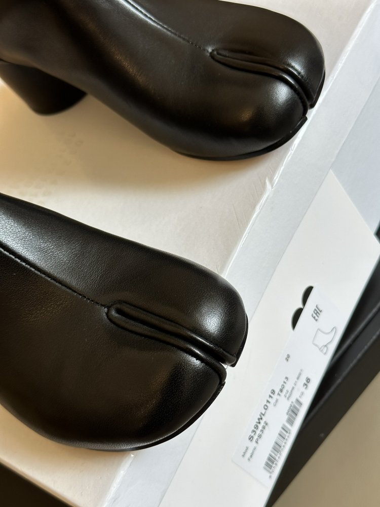 Классические ботинки Margiela с раздвоенным носком фото 7