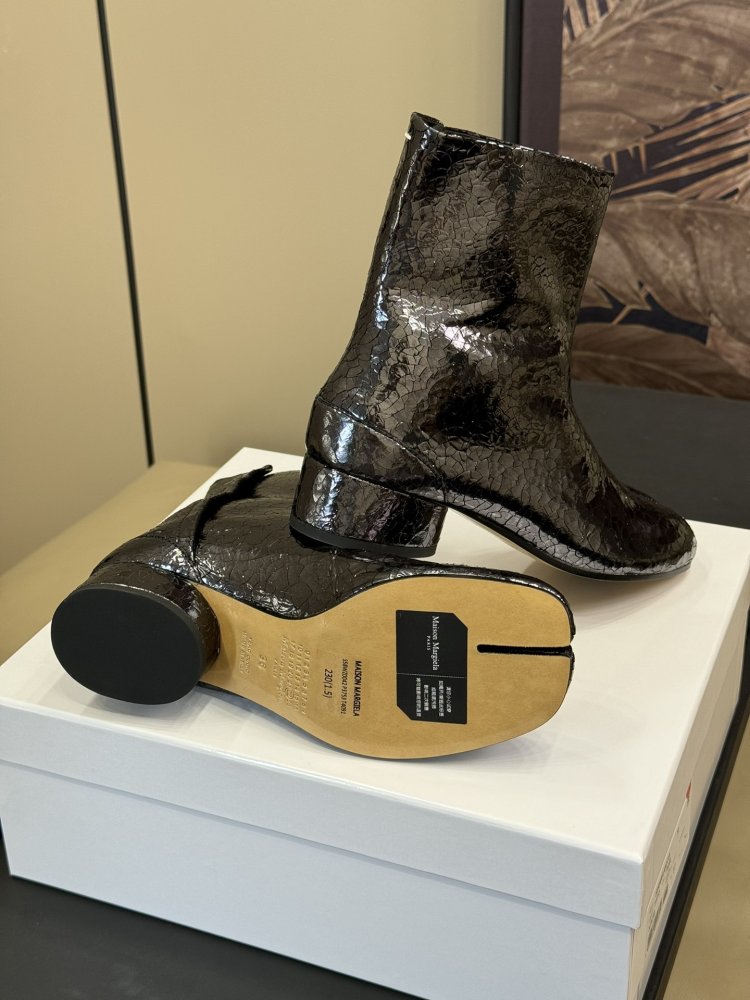 Классические ботинки Margiela с раздвоенным носком фото 8