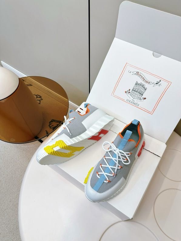 Классические кроссовки Hermes фото 4