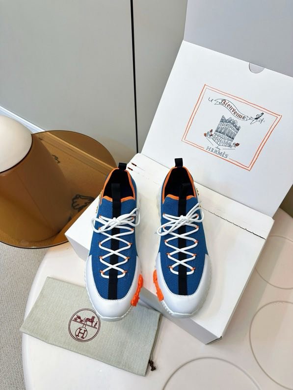 Классические кроссовки Hermes фото 6