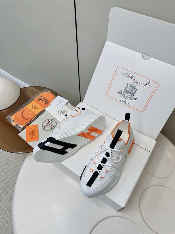 Классические кроссовки Hermes фото 7