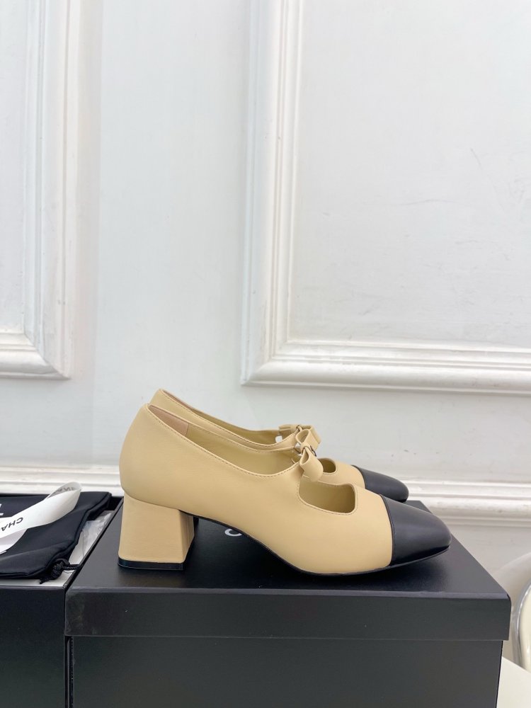 Classic shoes Chanel from bow фото 2