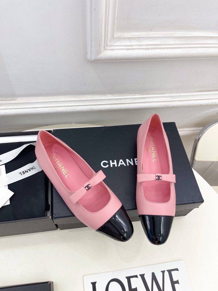 Classic shoes Chanel from bow фото 2