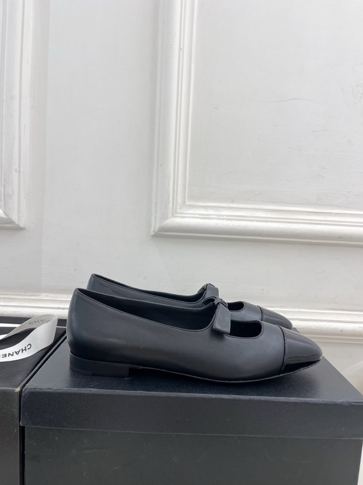 Classic shoes Chanel from bow фото 2