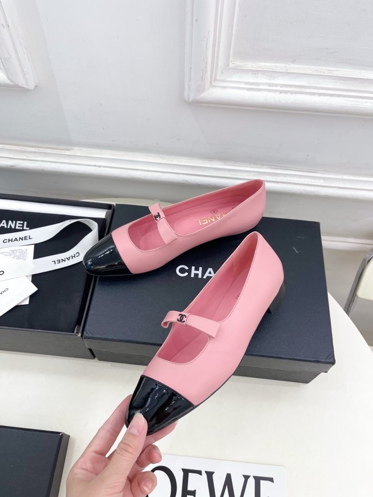 Classic shoes Chanel from bow фото 3