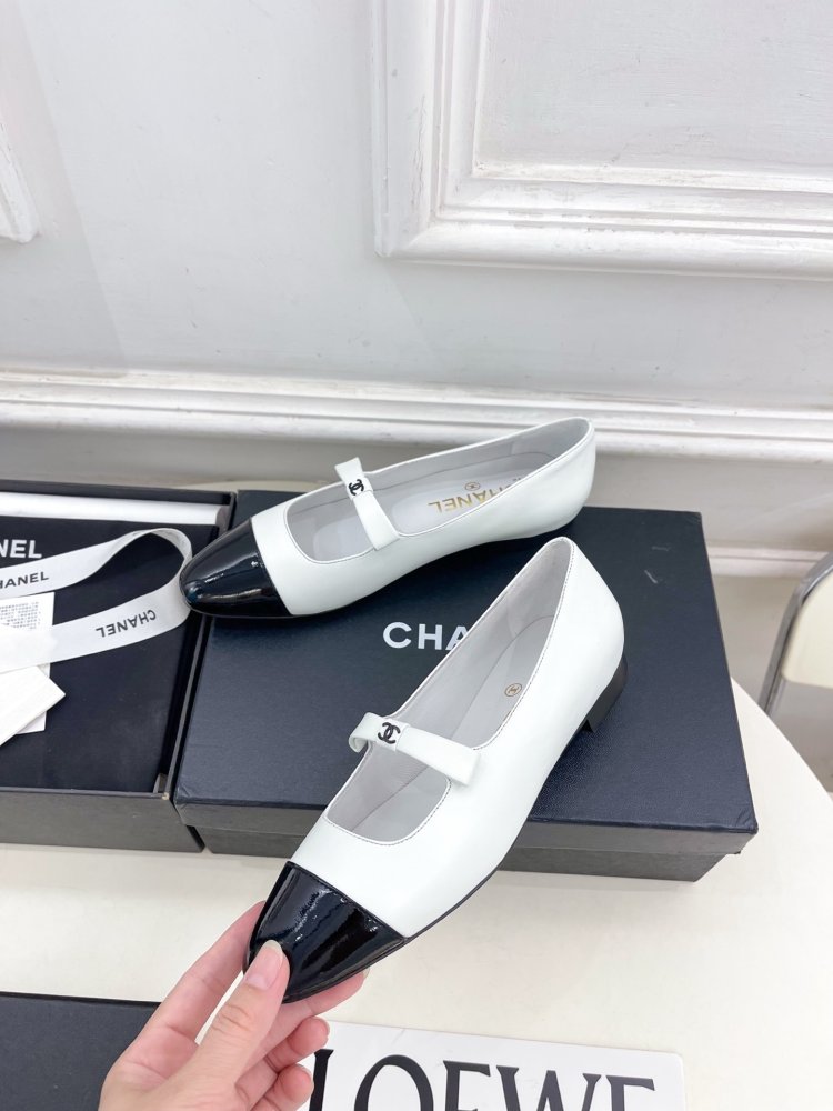 Classic shoes Chanel from bow фото 3