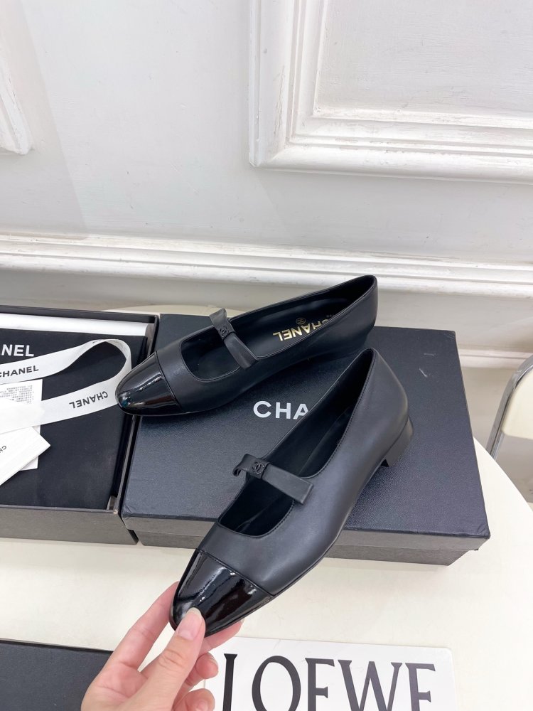 Classic shoes Chanel from bow фото 3