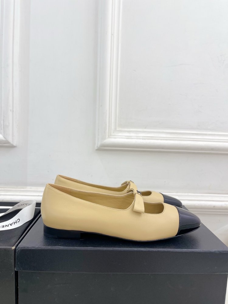 Classic shoes Chanel from bow фото 4