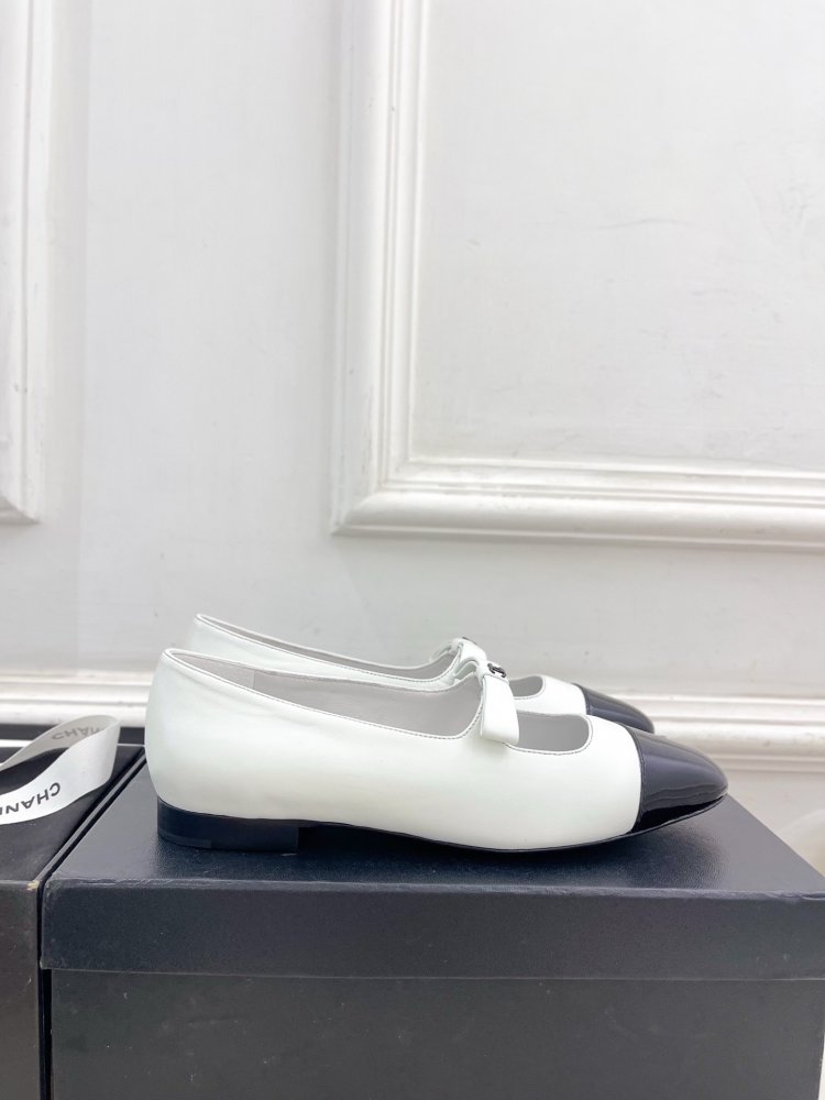 Classic shoes Chanel from bow фото 4