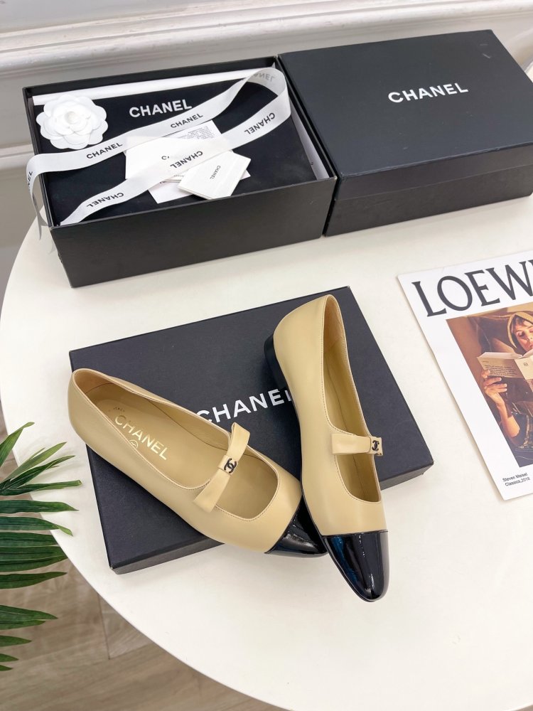 Classic shoes Chanel from bow фото 5