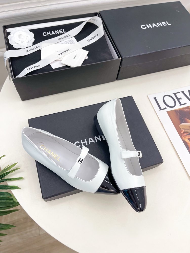 Classic shoes Chanel from bow фото 5