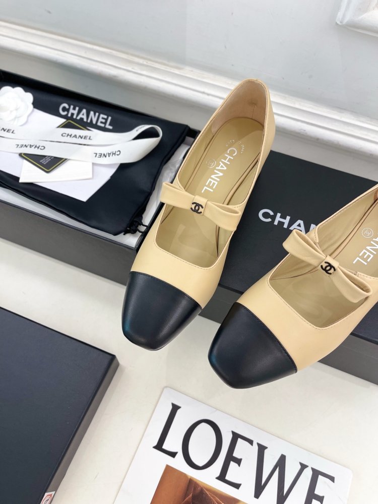 Classic shoes Chanel from bow фото 6