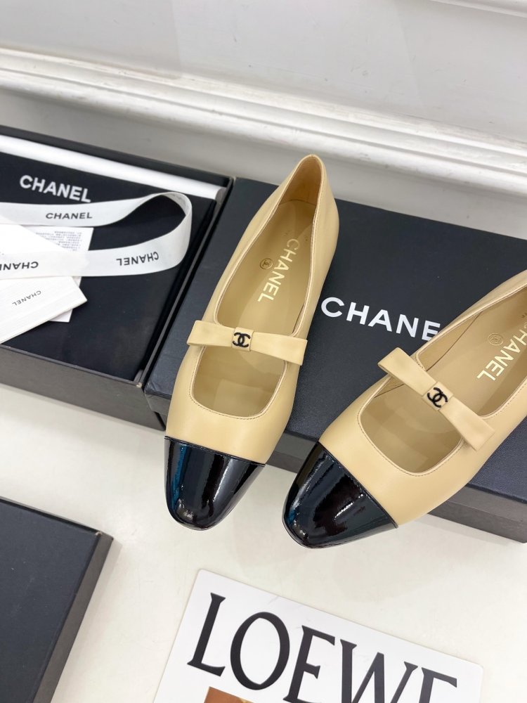 Classic shoes Chanel from bow фото 6