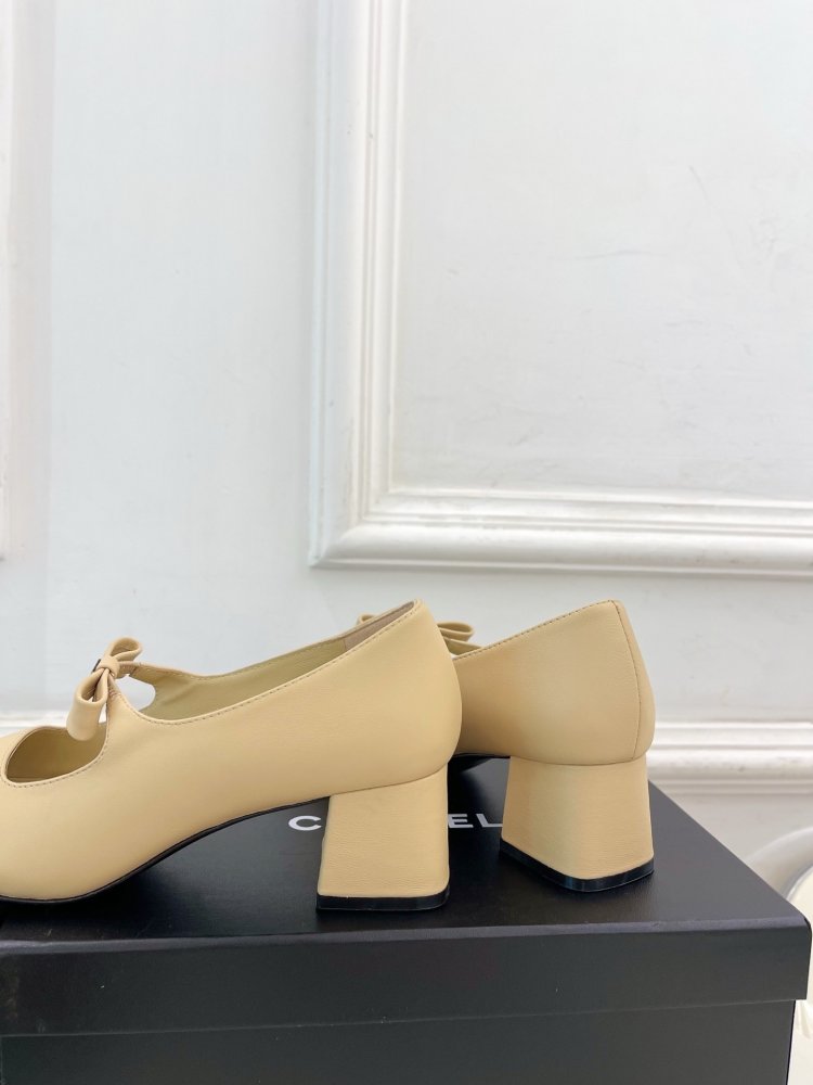 Classic shoes Chanel from bow фото 7