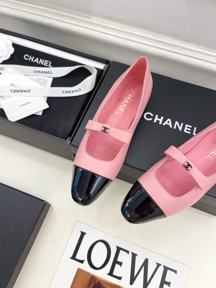 Classic shoes Chanel from bow фото 7