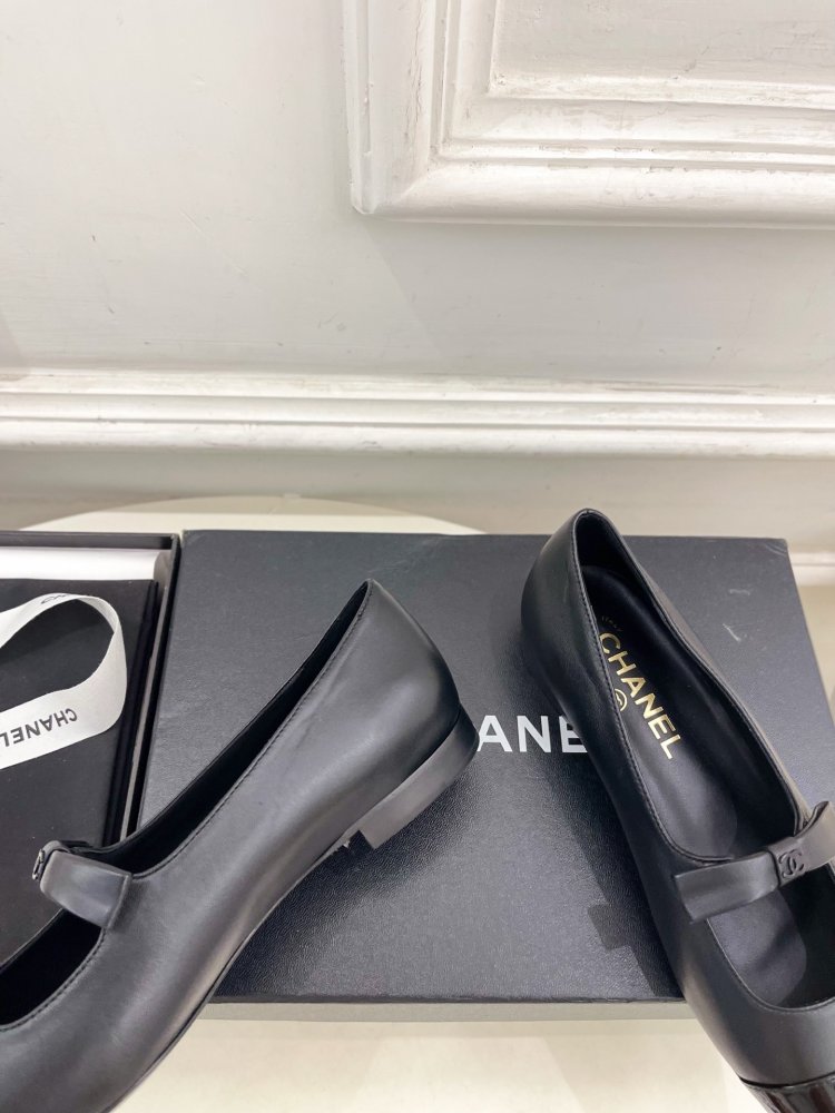 Classic shoes Chanel from bow фото 7