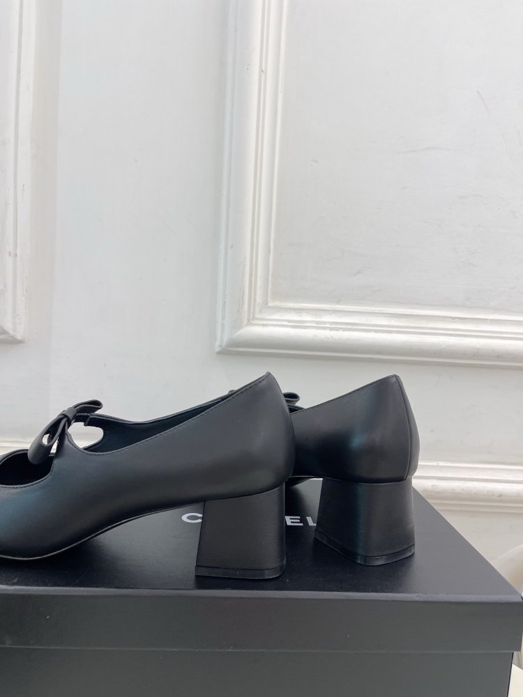 Classic shoes Chanel from bow фото 8