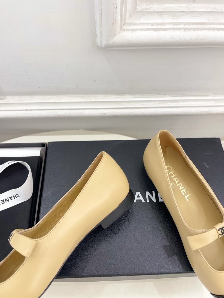 Classic shoes Chanel from bow фото 8