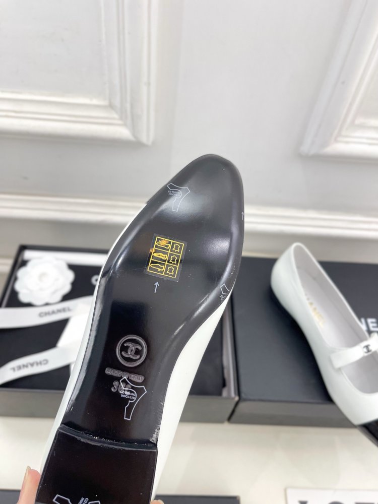 Classic shoes Chanel from bow фото 9