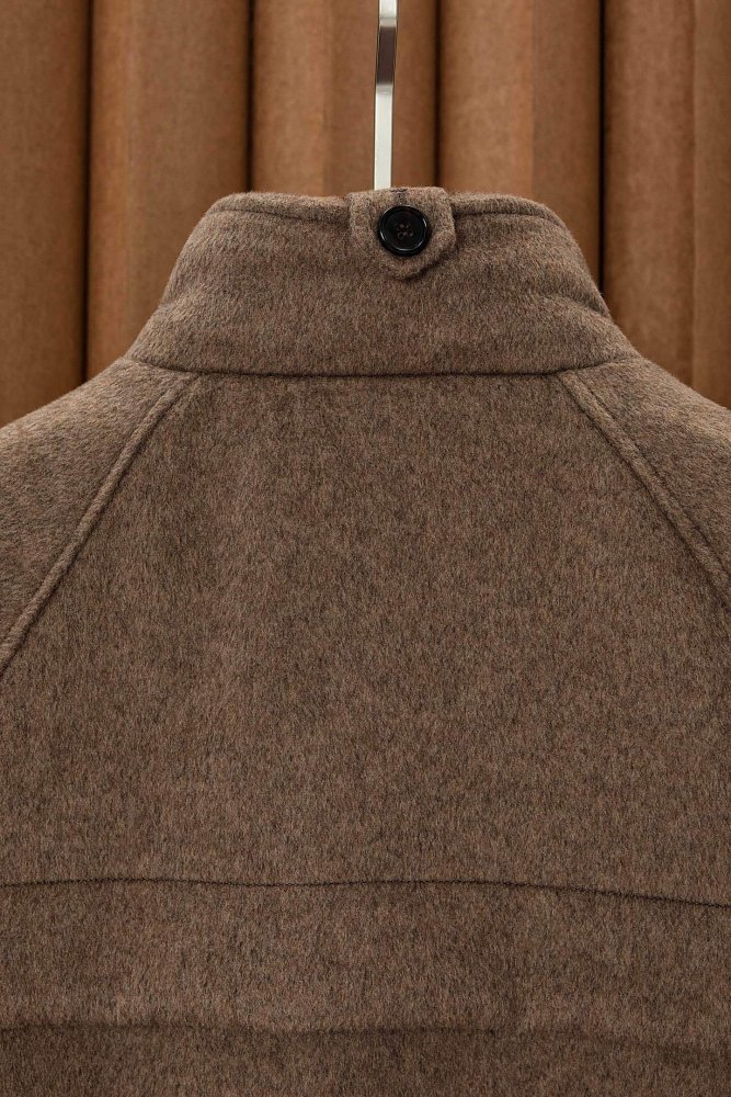 Классическое пальто из шерсти и кашемира фото 4