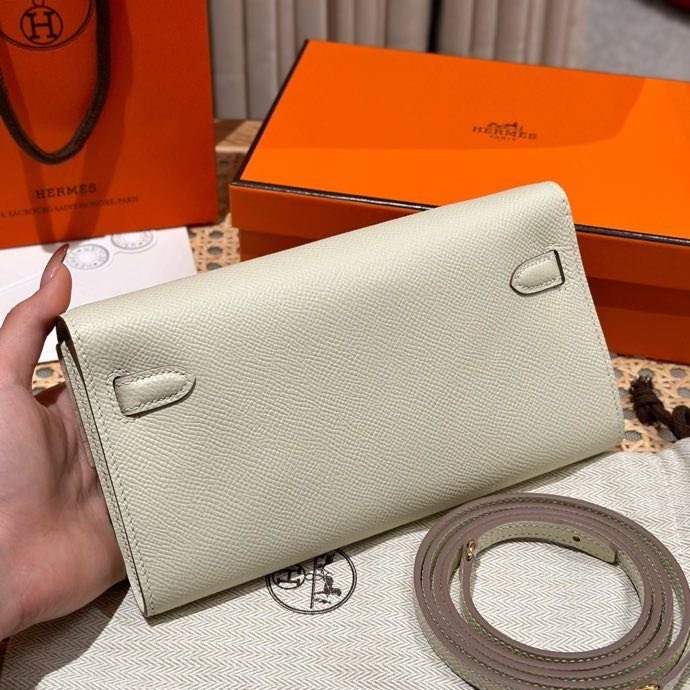 Клатч Kelly 19 см из кожи Epsom фото 6