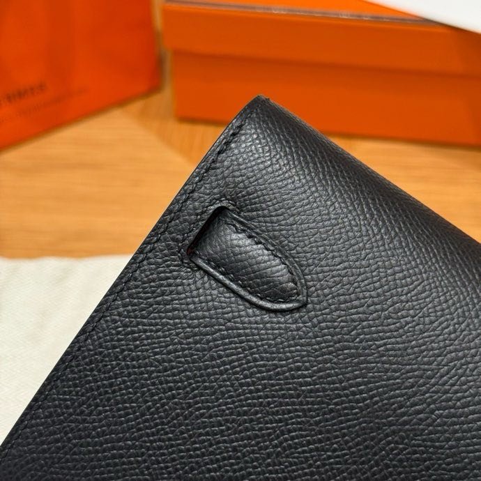 Клатч Kelly 19 см из кожи Epsom фото 6