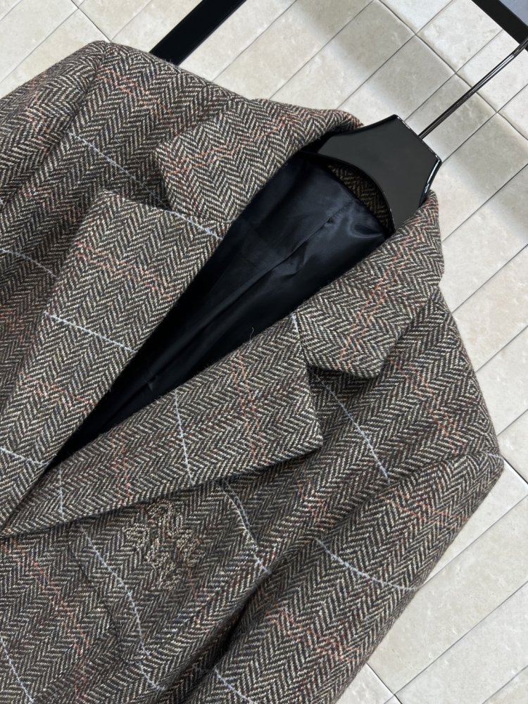 Картатий блейзер в ретро-британському стилі фото 2