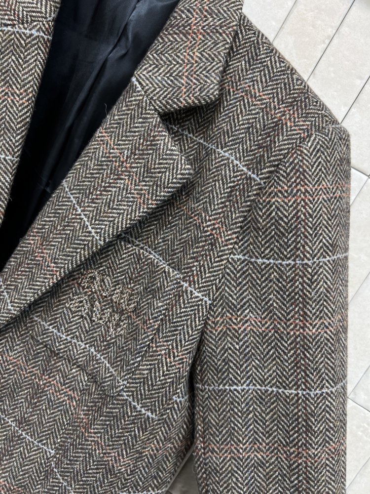 Картатий блейзер в ретро-британському стилі фото 5